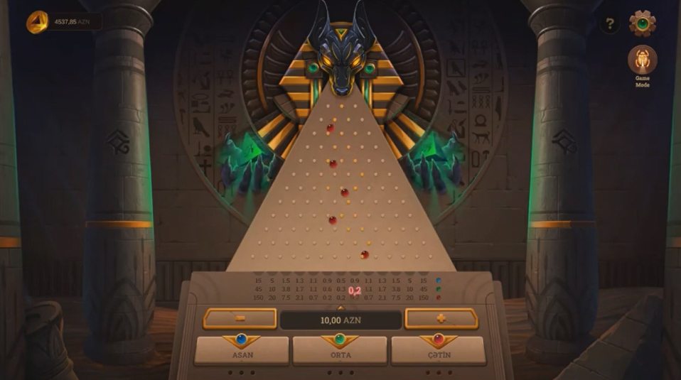 Игра Плинко Anubis